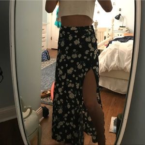 Flower maxi skirt